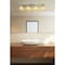 Z-Lite Lauren Vanity, 4-Light, 30.5 In.W x 6.5 In.L x 8.5 In.H, Brushed Nickel/Clear 819-4V-BN - alternate 6